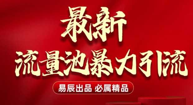 最新“流量池”无门槛暴力引流(全网首发)日引500+-立业有术