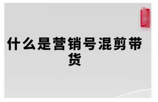 营销号混剪带货，从内容创作到流量变现的全流程，教你用营销号形式做混剪带货-立业有术
