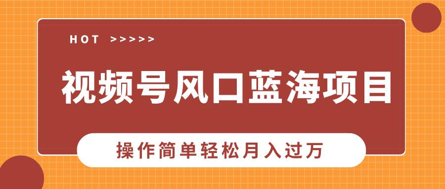 （13945期）视频号风口蓝海项目，中老年人的流量密码，操作简单轻松月入过万-立业有术