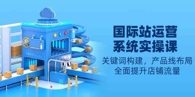国际站运营系统实操课：关键词构建，产品线布局，全面提升店铺流量-立业有术