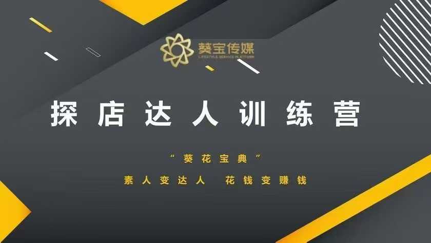 探店达人训练营，素人变达人，花钱变赚钱-立业有术
