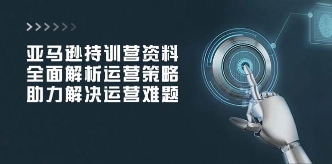 （14033期）亚马逊持训营资料，全面解析运营策略，助力解决运营难题-立业有术
