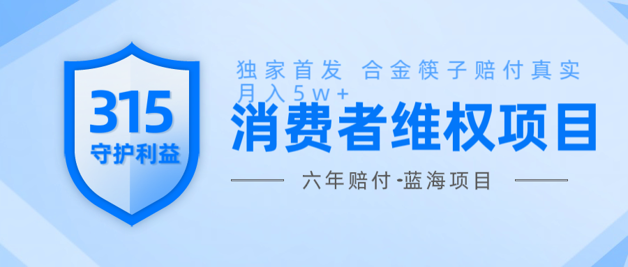 维Q赔付合金筷子玩法小白也能月入5w+风口项目实操-立业有术