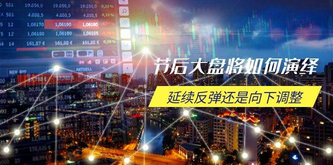 （14065期）节后大盘将如何演绎，延续反弹还是向下调整，关键时间点和空间位待解-立业有术