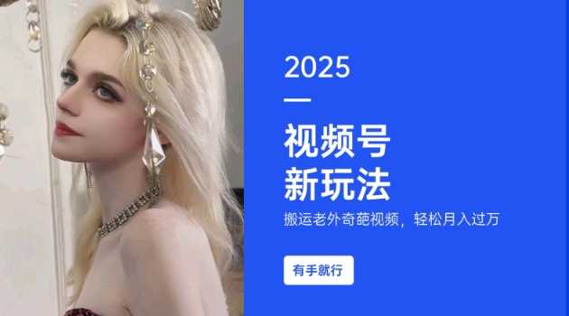 搬运老外奇葩视频，撸视频号分成计划收益，每天只需一小时，新手小白轻松月入过W-立业有术