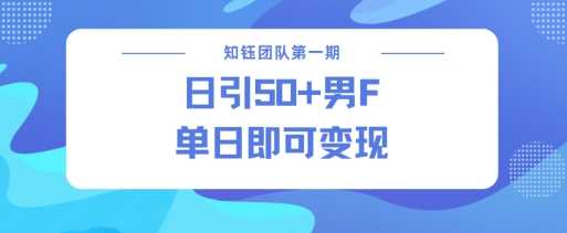 男粉引流新方法不违规，当日即可变现-立业有术