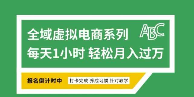 全域虚拟电商变现系列，通过平台出售虚拟电商产品从而获利-立业有术