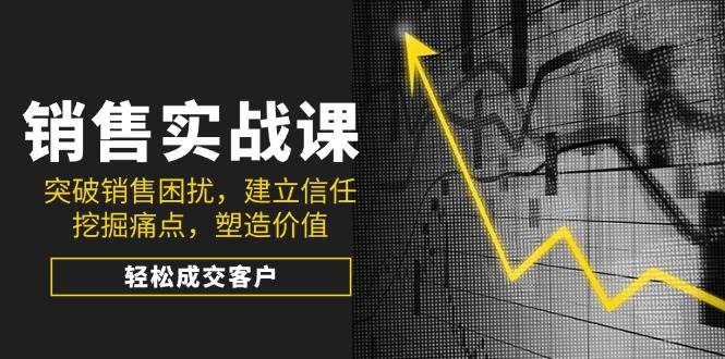 （14297期）销售实战课，突破销售困扰，建立信任，挖掘痛点，塑造价值，轻松成交客户-立业有术