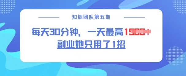 副业她只用了1招，每天30分钟，无脑二创，一天最高1.5k-立业有术