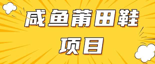 闲鱼高转化项目，手把手教你做，日入3张+(详细教程+货源)-立业有术