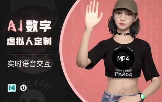 Ai数字人虚拟(智能体)实时语音交互特训营，​自行定制超写实角色AI数字人交互技术-立业有术