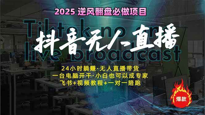 （14539期）抖音无人直播新风口：轻松实现睡后收入，一人管理多设备，24小时不间断…-立业有术