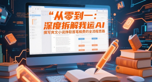 从零到一：深度拆解我运用AI撰写爽文小说挣取首笔稿费的全流程思路-立业有术