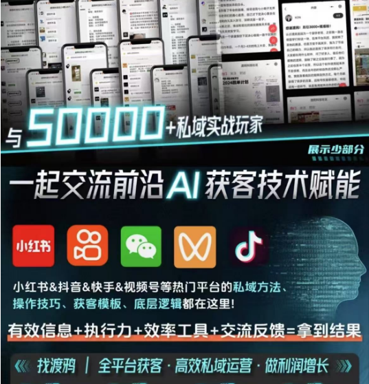 （14743期）【渡鸦科技社】内部学习资料，私域流量入门指南-立业有术