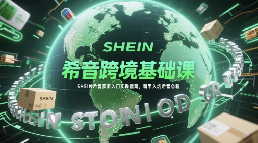 希音跨境基础课，SHEIN希音卖家入门实操指南，新手入坑希音必看-立业有术