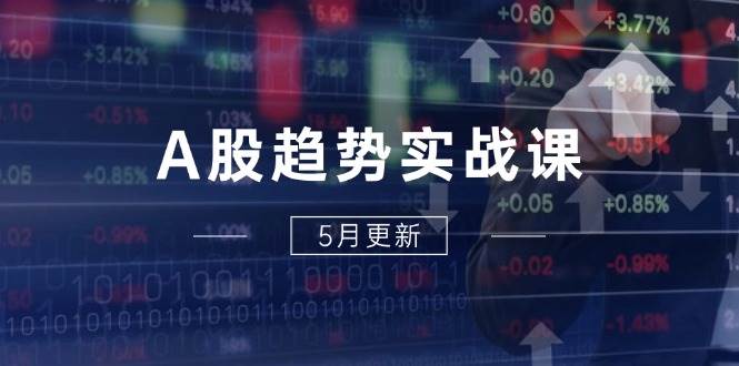 （14808期）A股趋势实战课：主力动向+政策红利，2025全年策略5月更新-立业有术