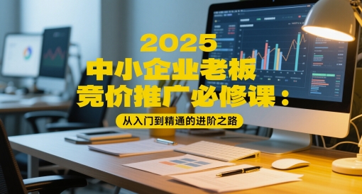 2025中小企业老板竞价推广必修课：从入门到精通的进阶之路-立业有术
