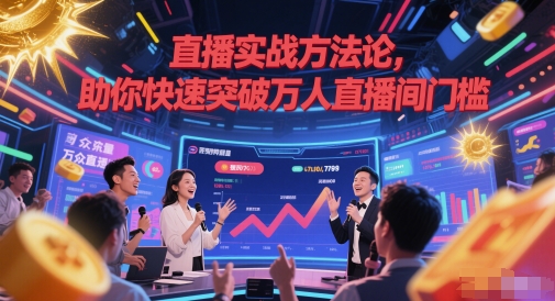 直播实战方法论，助你快速突破万人直播间门槛-立业有术