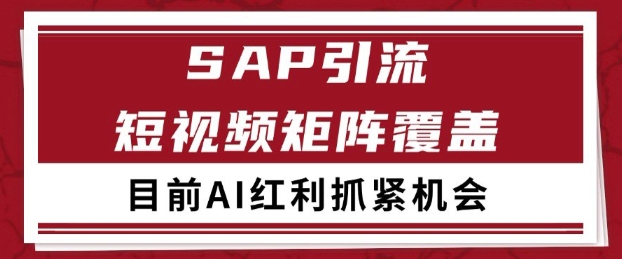 小红书某音sap赛道引流获客 自热矩阵日引200+【揭秘】-立业有术