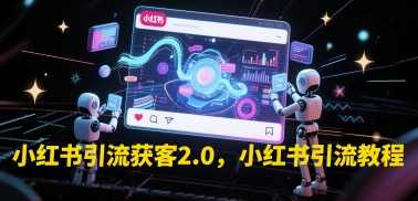 小红书引流获客2.0，小红书引流教程-立业有术