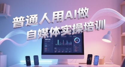 普通一个人用AI做自媒体，助你轻松开启AI自媒体创作之路-立业有术