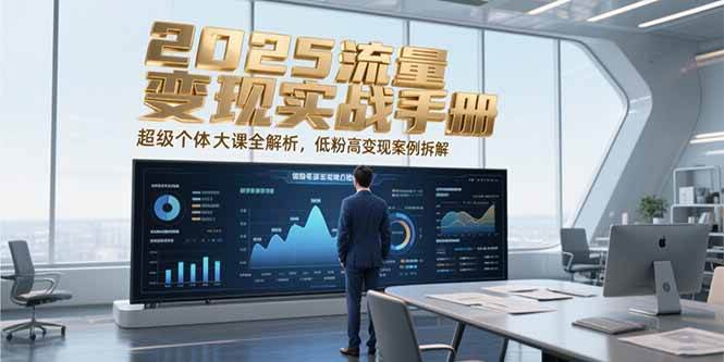 （15188期）2025流量变现实战手册，超级个体大课全解析，低粉高变现案例拆解-立业有术