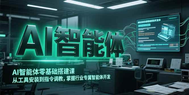（15257期）AI智能体零基础搭建课，从工具安装到指令调教，掌握行业专属智能体开发…-立业有术