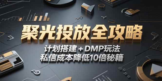 （15254期）2025小红书聚光投放全攻略，计划搭建+DMP玩法，私信成本降低10倍秘籍-立业有术