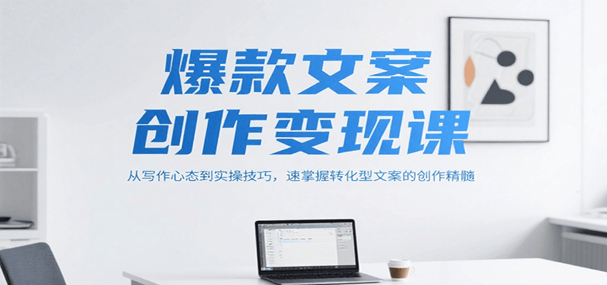 爆款文案创作变现课，从写作心态到实操技巧，速掌握转化型文案的创作精髓-立业有术