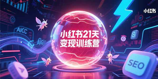 （15328期）小红书21天变现训练营，AIGC工具高效应用，SEO优化核心技巧-立业有术