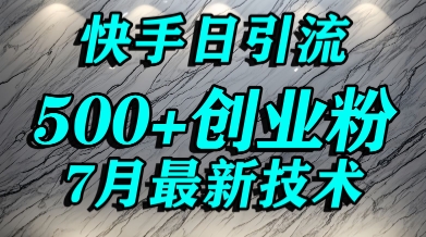 创业粉怎么打？快手精准引流创业粉，宝妈群体日进500+精准流量-立业有术
