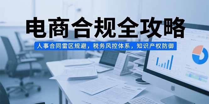（15377期）电商合规全攻略，人事合同雷区规避，税务风控体系，知识产权防御-立业有术