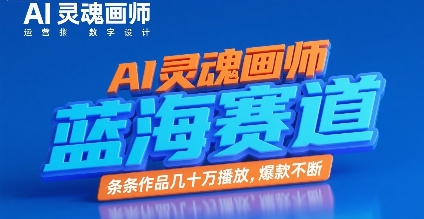 AI灵魂画师，蓝海赛道，条条作品几十W播放，爆款不断-立业有术