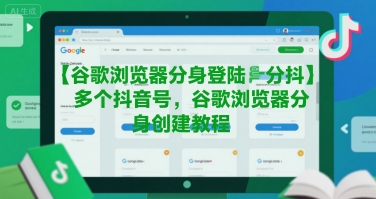谷歌浏览器分身登陆多个抖音号，谷歌浏览器分身创建教程-立业有术