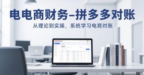 电商财务-拼多多对账，从理论到实操，系统学习电商对账-立业有术