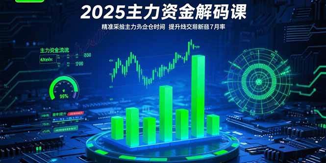 （15511期）2025主力资金解码课：精准捕捉主力建仓时机，提升短线交易胜率(更新7月)-立业有术