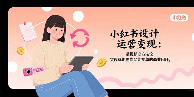 （15636期）小红书设计运营变现：掌握核心方法论，实现既能创作又能接单的商业闭环-立业有术