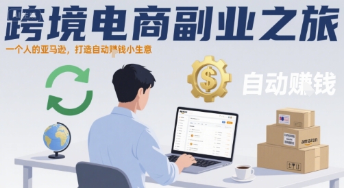 跨境电商副业之旅，一个人的亚马逊，打造自动賺钱小生意-立业有术