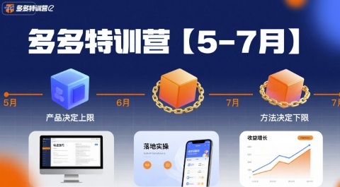 多多特训营【5-7月】产品决定上限，方法决定下限，各种玩法技巧落地实操-立业有术