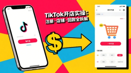 TikTok从开店到投流的进阶课，从基础实操到高阶技巧一网打尽-立业有术