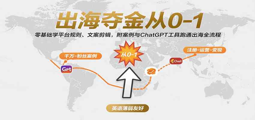 出海夺金从0-1：零基础学平台规则、文案剪辑，附案例与ChatGPT工具跑通出海全流程-立业有术