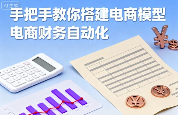 手把手教你搭建电商模型-电商财务自动化-立业有术