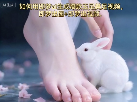 如何用即梦ai生成爆款玉足美足视频，即梦出图+即梦出视频，快速涨粉-立业有术