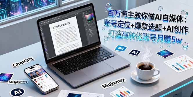 （16131期）百万博主教你做AI自媒体：账号定位+爆款选题+AI创作 打造高转化账号月赚5w-立业有术