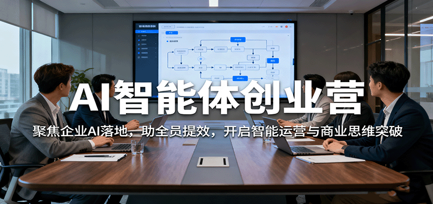 AI智能体创业营：聚焦企业AI落地，助全员提效，开启智能运营与商业思维突破-立业有术