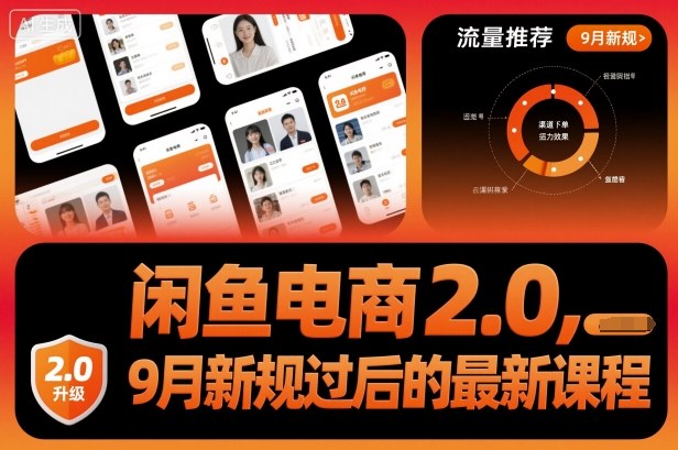 闲鱼电商2.0，9月新规过后的最新课程-立业有术