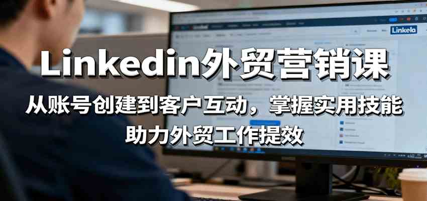 LinkedIn外贸营销课：从账号创建到客户互动，掌握实用技能，助力外贸工作提效-立业有术