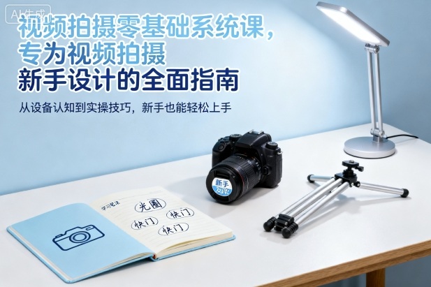 视频拍摄零基础系统课，专为视频拍摄新手设计的全面指南-立业有术