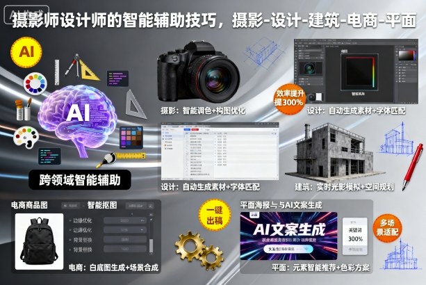 摄影师设计师的智能辅助技巧，摄影-设计-建筑-电商-平面-立业有术