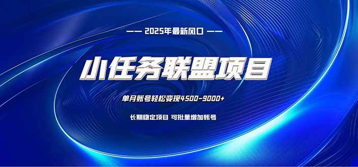 （16521期）小任务联盟项目：一台电脑每天只需10分钟，轻松简单稳定-立业有术